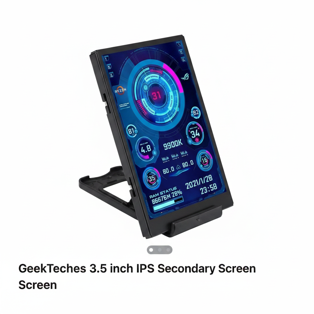 GeekTeches 3.5 Inch IPS Secondary Screen